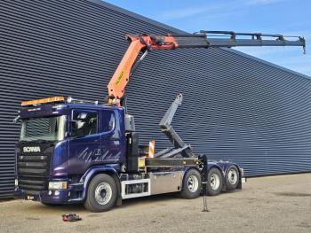 G490 8x4*4 / PALFINGER CRANE + HOOKLIFT
